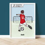 Personalised Football Print, thumbnail 1 of 4