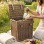 Tall Wicker Hamper Basket, thumbnail 1 of 5