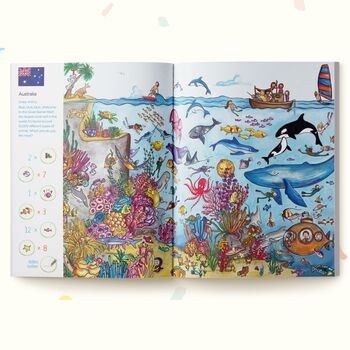 Personalised Kid's Book ‘My Search And Find World Trip’, 8 of 9