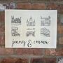 Personalised Life Journey Hand Drawn Canvas Artwork, thumbnail 2 of 8