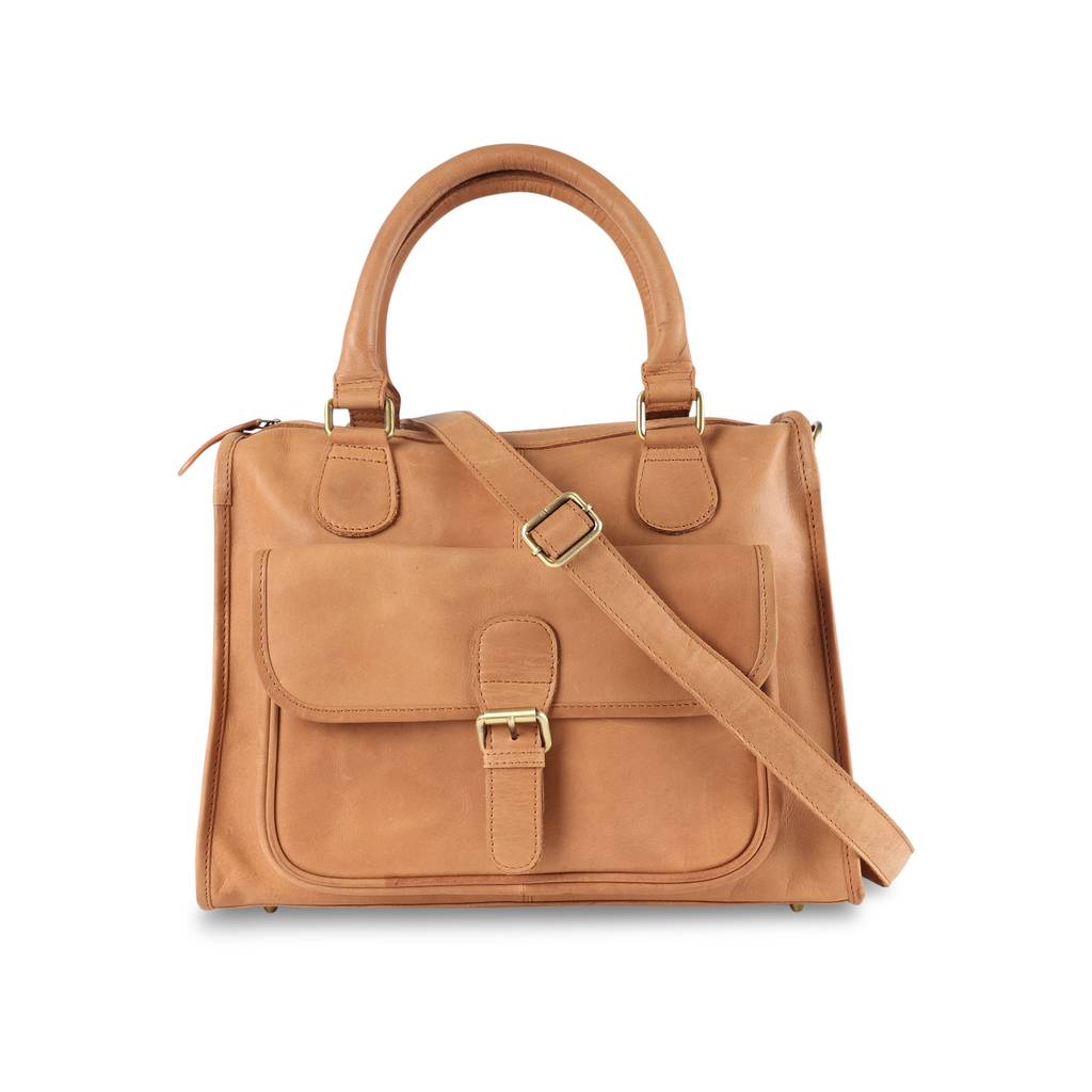 Mia Leather Satchel Bag By The Leather Store | notonthehighstreet.com