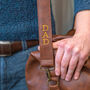 Personalised Nu Hide Holdall With Strap Embroidery, thumbnail 2 of 11