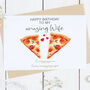 Personalised Happy Birthday Wife Birthday Card, thumbnail 2 of 2