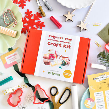 Make Your Own Clay Christmas Ornament Craft Kit, 2 of 5