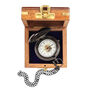 The Admiral Personalised Black Skeleton Pocket Watch For Graduation Gift, thumbnail 1 of 12