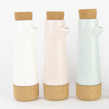 Oil And Vinegar Dispenser | Eco Cork + Ceramic, 2 of 7