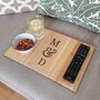 Personalised Wooden Sofa Tray For Two, thumbnail 2 of 2