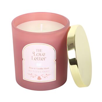The Love Letter Rose And Vanilla Musk Candle, 4 of 5