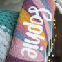 Custom Stripe Christmas Stocking, thumbnail 5 of 7