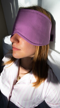 Lavender Soft And Breathable Tencel Sleep Mask, 5 of 7