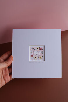 Floral Nana Mini Art Print, 6 of 10