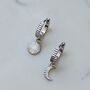 Sun And Moon Celestial Sterling Silver Earrings, thumbnail 1 of 4