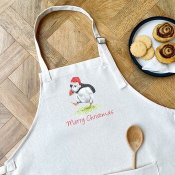 Puffin Christmas Apron, 4 of 5