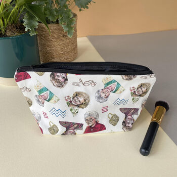 Golden Girl Cosmetic Bag / Pencil Case, 5 of 6