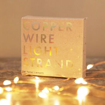 30 Battery Powered LED Copper Wire String Lights, 4 of 5