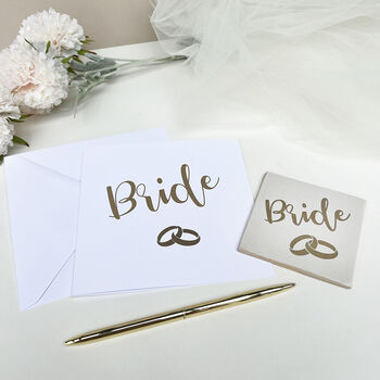 Bride Wedding Card, 4 of 7