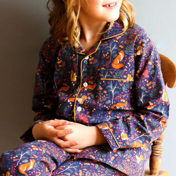 Personalised Children's Woodland Pyjamas, 2 of 7