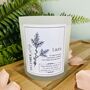 December Holly Birth Flower Personalised Candle, thumbnail 4 of 11
