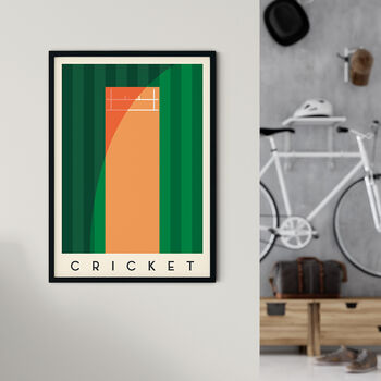 Cricket Minimalist Sports Poster, 2 of 3