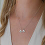 Custom Hand Stamped Sweetheart Necklace, thumbnail 1 of 8
