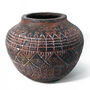 23cm X 30cm Large Aztec Vase Planter, thumbnail 3 of 8