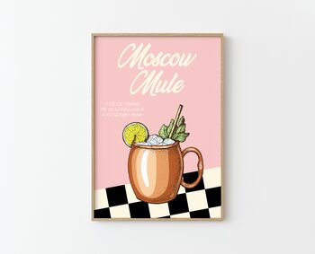 Moscow Mule Cocktail Poster, 2 of 2