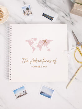 Personalised Travel Scrapbook For Couples Memory Book, 3 of 4