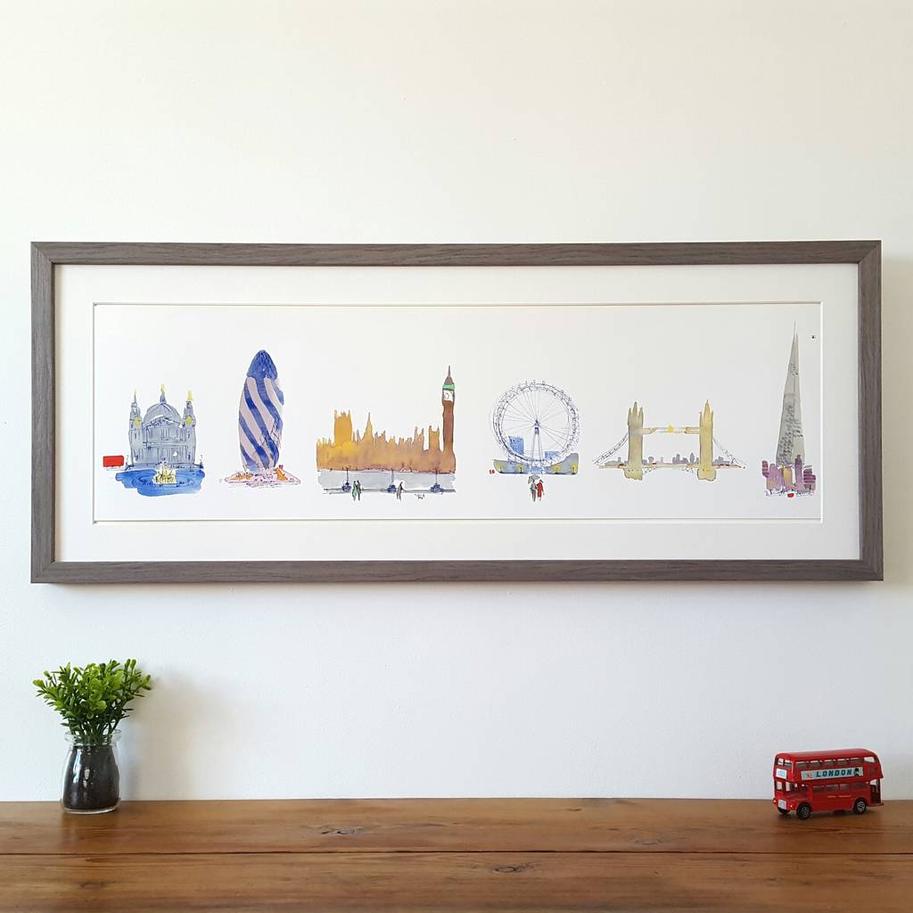 London Skyline Limited Edition Giclee Print, 1 of 7