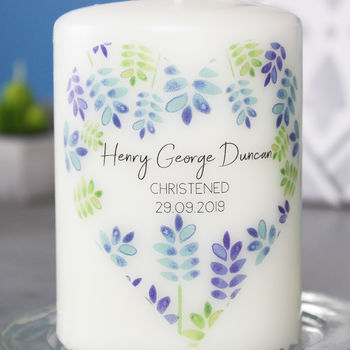Floral Christening Candle Gift, 6 of 8