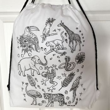 Colour In Zoo Animals Bag, 2 of 6