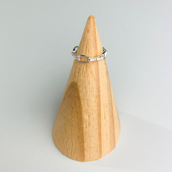 Sterling Silver Chain Design Ear Cuff, 4 of 5