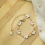 Adjustable Indie Boho Daisy Sun Flower Charms Bracelet, thumbnail 3 of 5