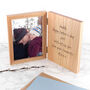 Personalised Oak Book Photo Frame, thumbnail 3 of 3