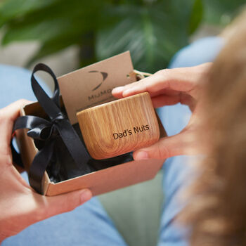 Personalised Solid Oak Pinch Pot Or Pot Set, 6 of 12