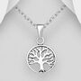 Tree Of Life Sterling Silver Necklace, thumbnail 2 of 4