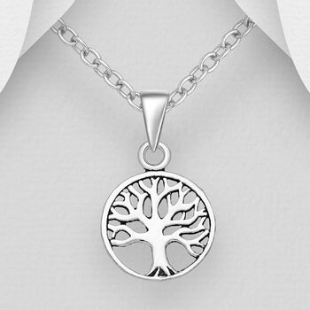 Tree Of Life Sterling Silver Necklace, 2 of 4
