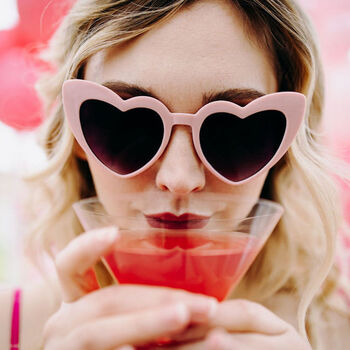 Pink Hen Party Heart Sunglasses, 4 of 6
