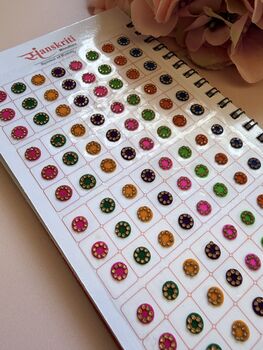 Colourful Stone Border 576 Bindi Booklet, 7 of 8