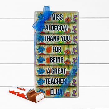 Thank You Teacher Personalised Chocolate Gift, 3 of 9