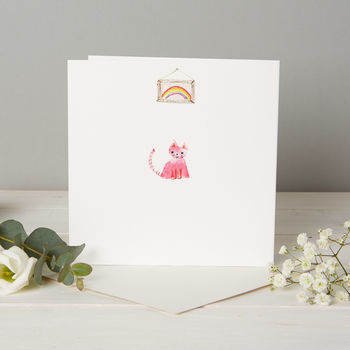 Personalised New Baby Card For Girls, 3 of 3