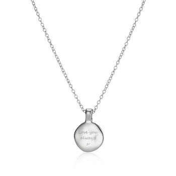 Women's Engraved Silver Initial Necklace, 6 of 10