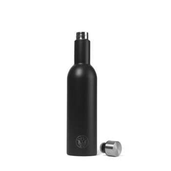 Black Insulated Wine Bottle, 2 of 4