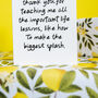 Personalised Funny “Important Life Lessons” Daddy/Mummy Card, thumbnail 2 of 6