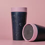 Circular And Co Coffee Cup Made From Fabric 8oz Dusk Pink, thumbnail 2 of 6