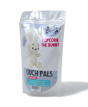 Pouch Pals Popcorn The Bunny Crochet Kit, 2 of 3