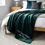 Personalised Green Soft Snuggle Blanket, thumbnail 1 of 5