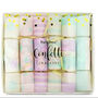 Confetti Christmas Crackers, Pack Of Six, thumbnail 1 of 3