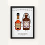 Personalised Bride And Groom Wedding Print, thumbnail 2 of 12