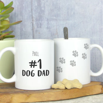 Personalised Number One Dog Dad Mug, 2 of 2