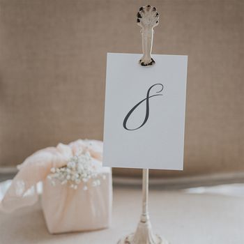 Felicity Table Number And Name Cards, 2 of 4